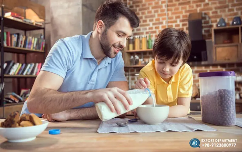 تأثير الدهن والبروتين على تشتت مسحوق الحليب