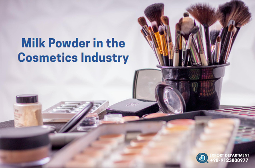 The use of industrial-grade milk powder in the cosmetics industry