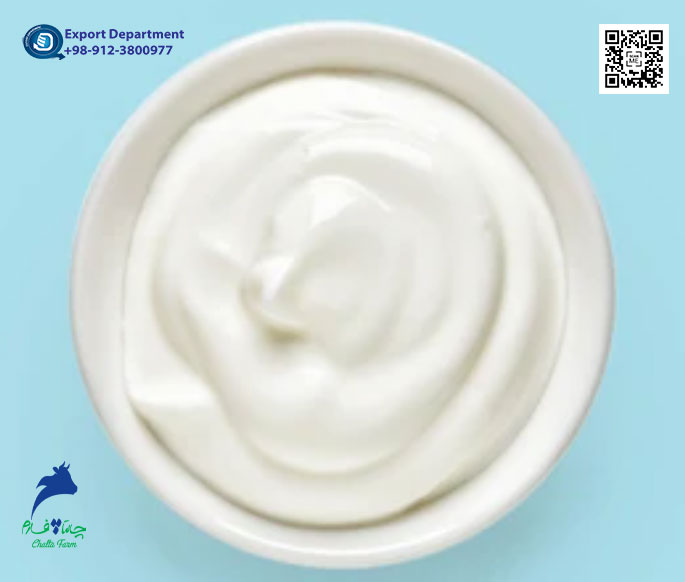 chaltafarm (shamehshir factory) Frozen Pasteurized High Fat Cream (50% fat) bulk (10kg) or heavy cream from Iran