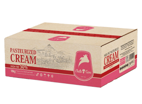 The pasteurized Cream bulk produced by ChaltaFarm (Iran Shameh Shir factory).