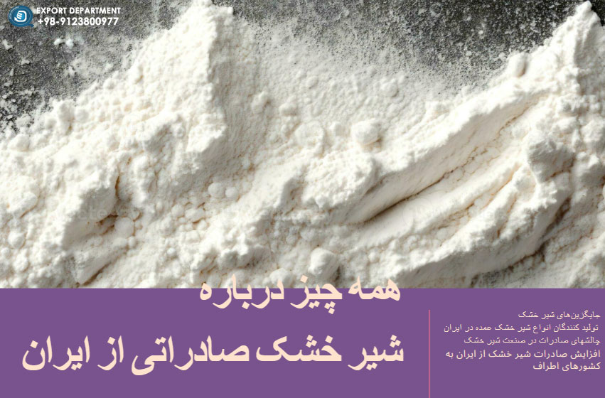 همه چیز درباره تولید، صادرات و خرید شیر خشک صادراتی از ایران