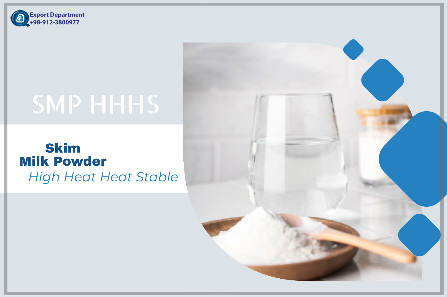 راهنمای پودر شیر خشک بدون چربی پایدار فرادما (SMP HHHS)